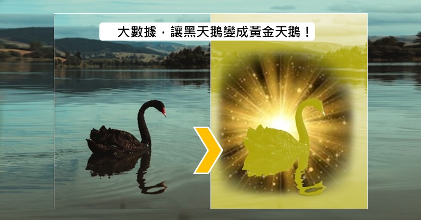 善用大數據分析,讓事件黑天鵝事件變黃金! 1 大數據分析