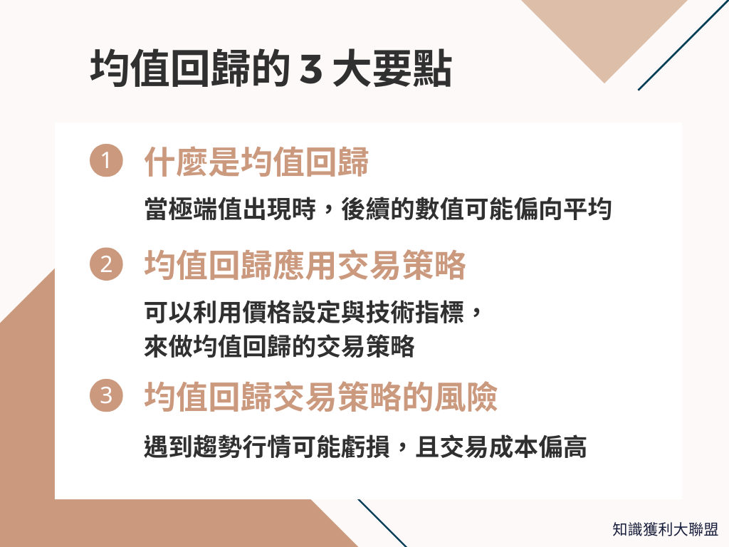 均值回歸是什麼意思？看懂這3 大要點，建立高勝率的區間交易策略- 知識獲利大聯盟