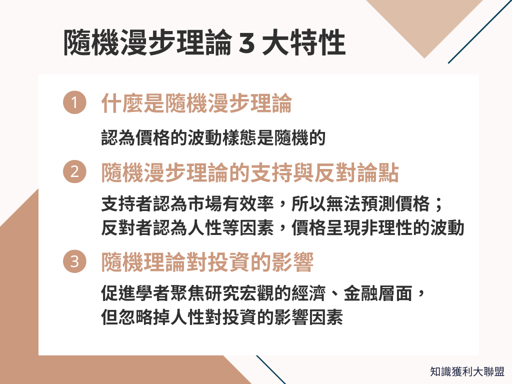 隨機漫步理論是什麼？知道理論的3 大特點，才能看清市場波動- 知識獲利大聯盟