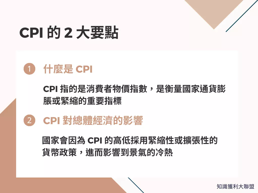 2023】CPI 是什麼？通貨膨脹與升息的關鍵得看這2 大要點- 知識獲利大聯盟